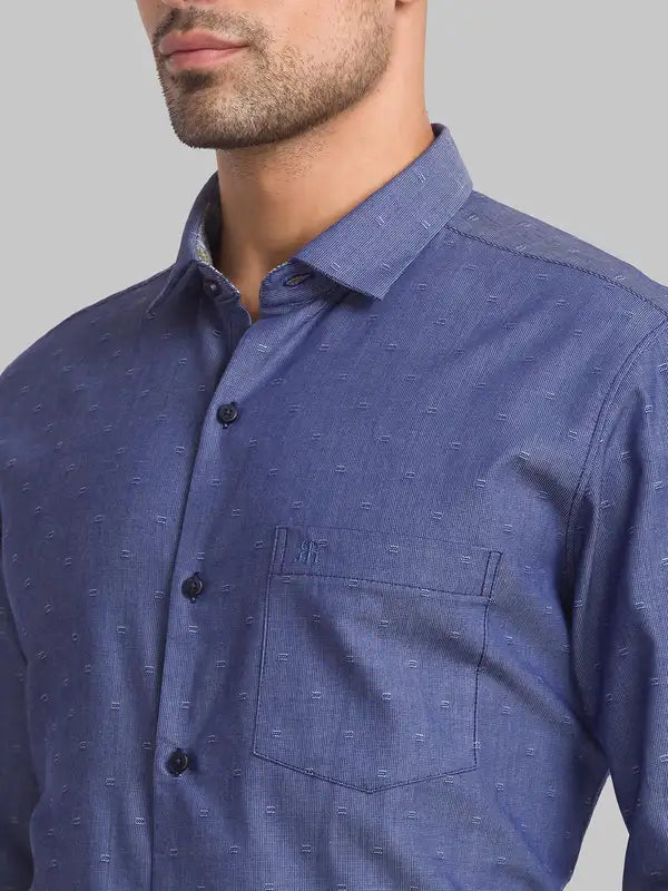 Men Contemporary Fit White Shirt