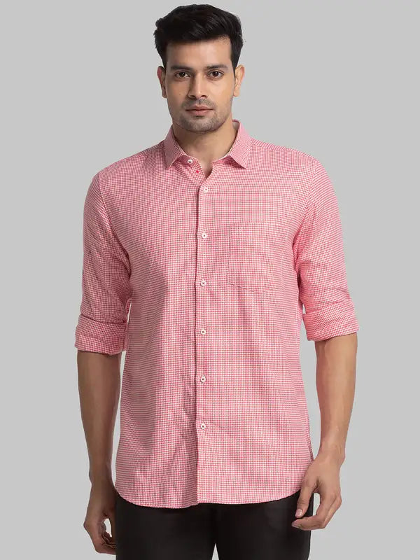 Men Contemporary Fit Blue Shirt