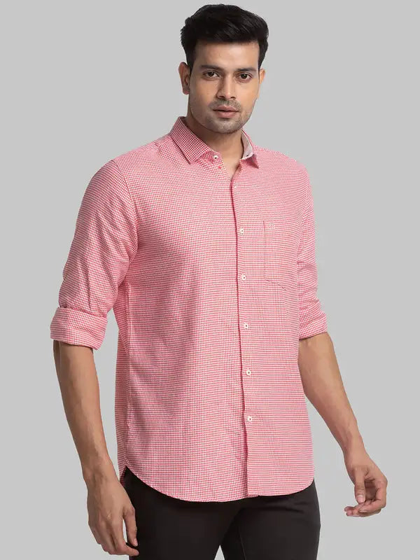 Men Contemporary Fit Blue Shirt