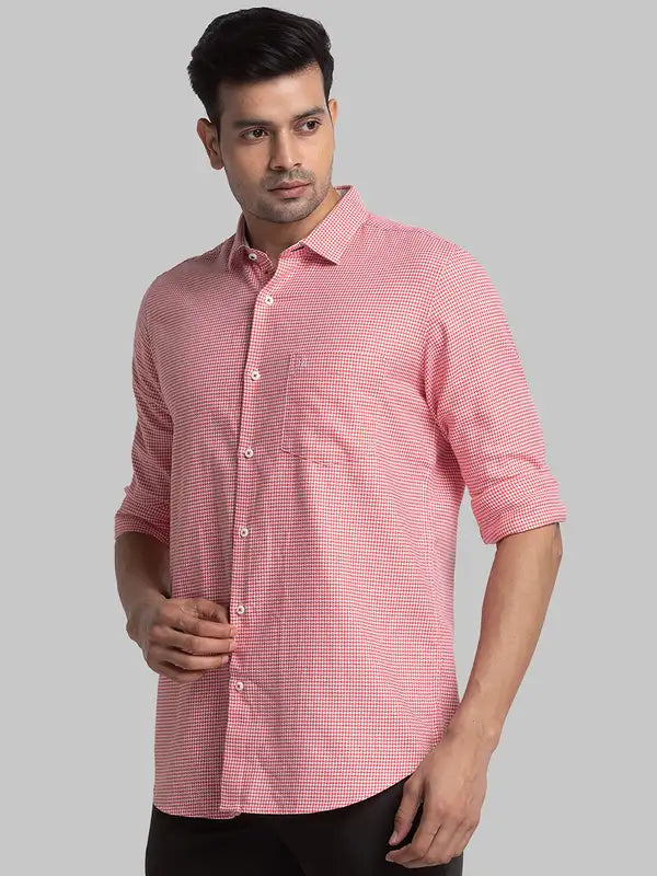 Men Contemporary Fit Blue Shirt