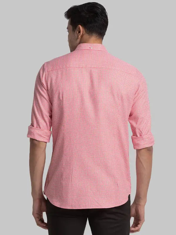 Men Contemporary Fit Blue Shirt