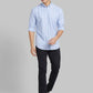 Men Contemporary With Pocket Fit Petrol Shirt