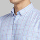 Men Contemporary With Pocket Fit Petrol Shirt