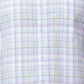 Men Blue Contemporary Fit Checks Cotton Regular Collar Shirts