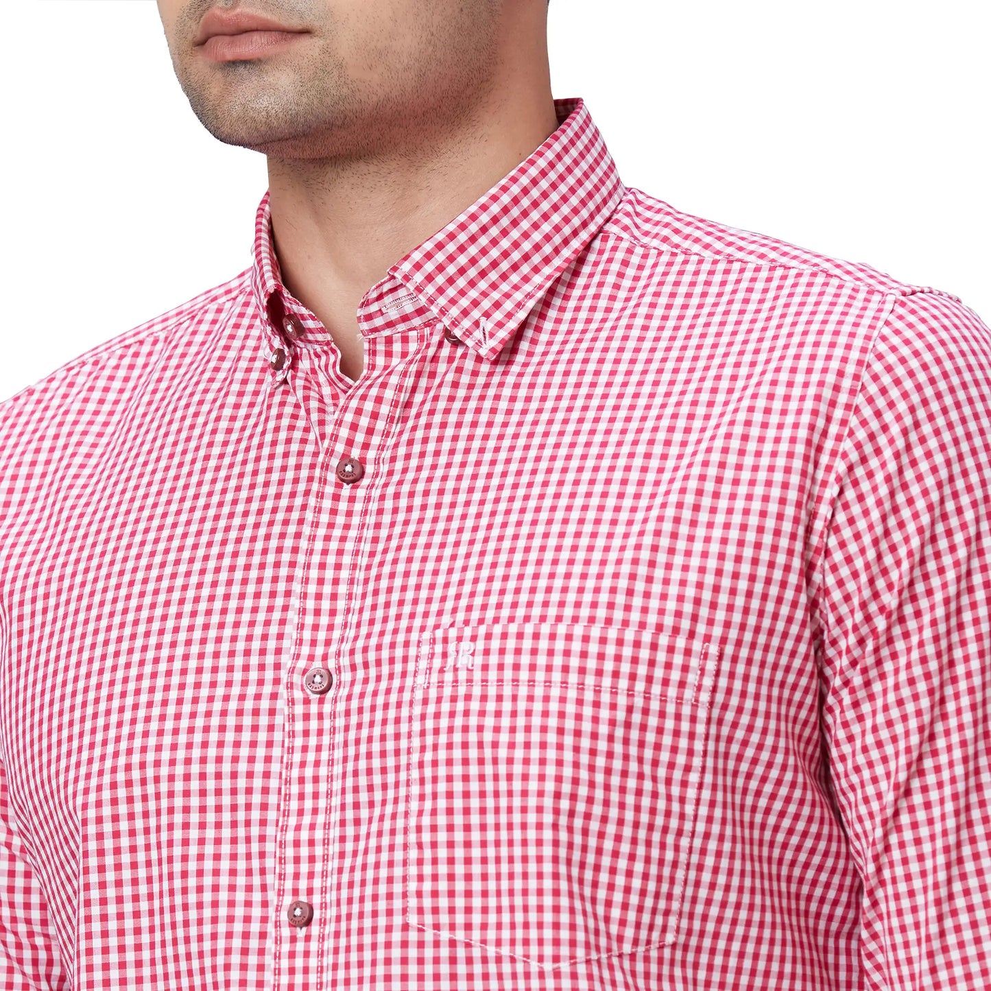 Men Grey Contemporary Print Cotton Regular Collar Shirts
