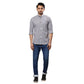 Men Violet Contemporary With Pocket Jacquard Cotton Regular Collar Shirts