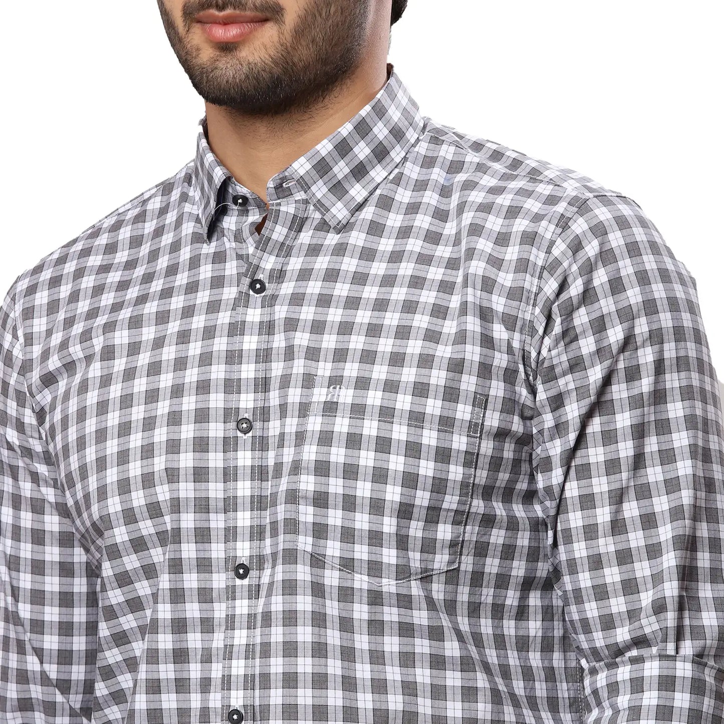 Men Violet Contemporary With Pocket Jacquard Cotton Regular Collar Shirts