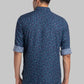 Men Contemporary With Pocket Fit Violet Shirt