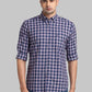 Men Contemporary Fit Blue Shirt