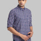 Men Contemporary Fit Blue Shirt