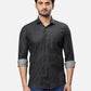 Raymond Men Blue Print Contemporary Cotton Shirt