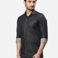 Raymond Men Blue Print Contemporary Cotton Shirt