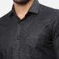 Raymond Men Blue Print Contemporary Cotton Shirt