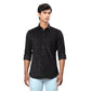 Men Green Contemporary With Pocket Solid Cotton Blend Regular Collar Shirts