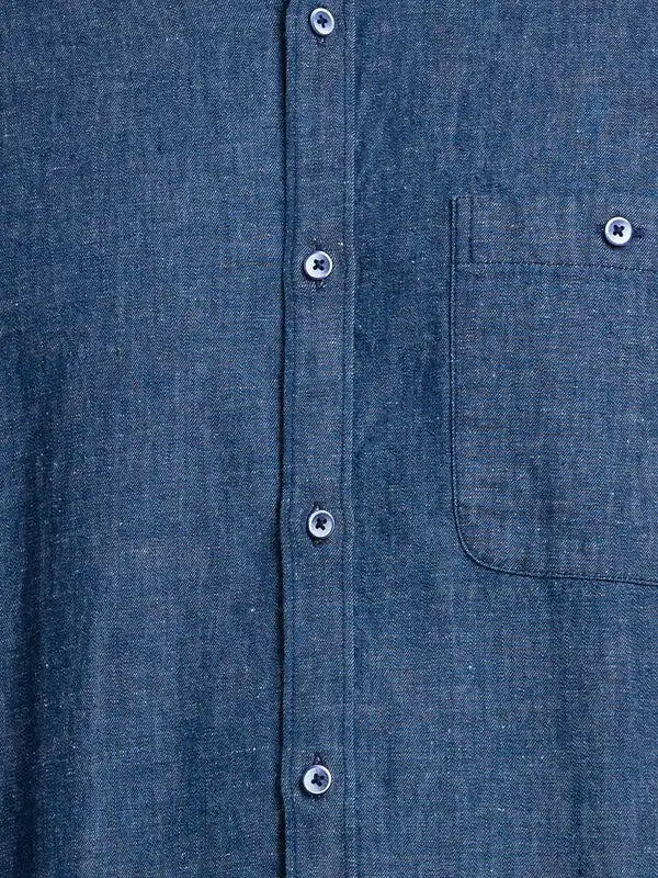 Men Contemporary With Pocket Fit Green Shirt