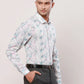 Raymond Men Green Solid Contemporary Fit Cotton Regular Collar Shirt