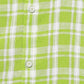 Raymond Men Yellow Checks Contemporary Fit Linen Regular Collar Shirt