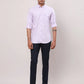 Raymond Men Yellow Checks Contemporary Fit Cotton Regular Collar Shirt