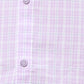 Raymond Men Yellow Checks Contemporary Fit Cotton Regular Collar Shirt