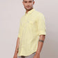 Raymond Men Blue Checks Contemporary Fit Cotton Regular Collar Shirt