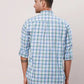 Raymond Men Grey Print Contemporary Fit Cotton Regular Collar Shirt