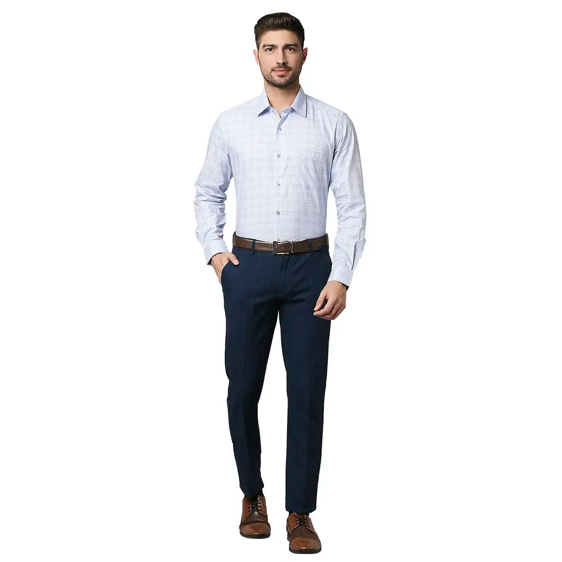 Raymond Dark Maroon Trousers