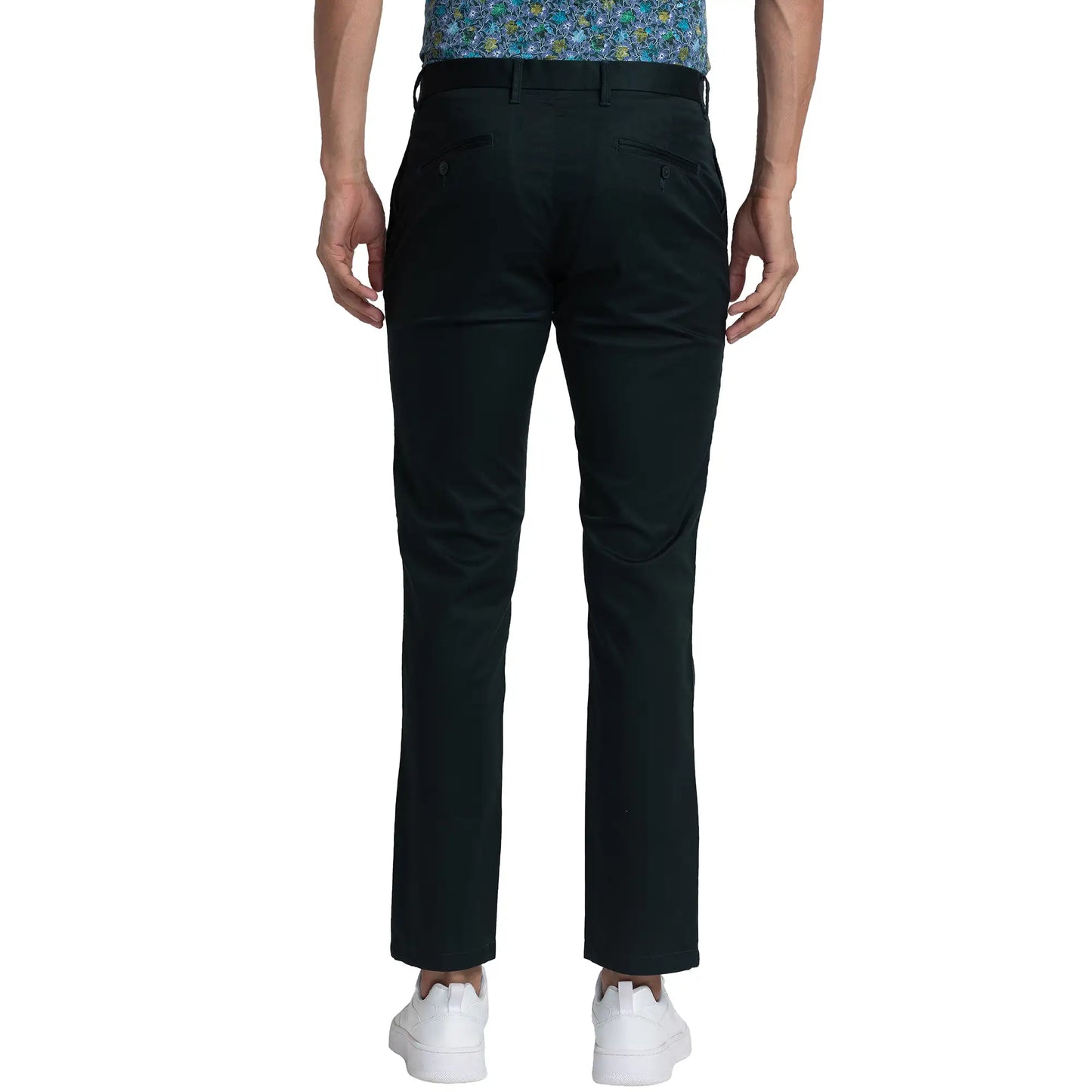 Men Slim Fit Black Trouser