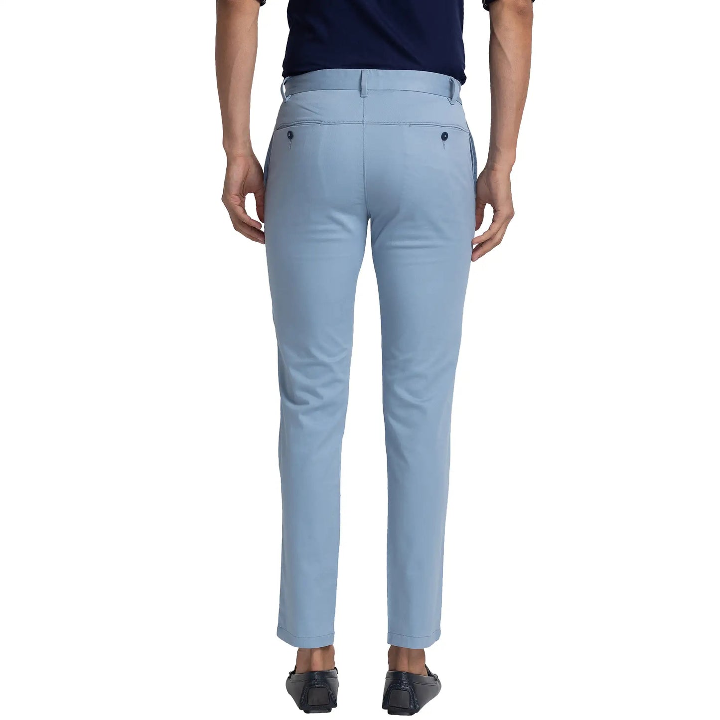 Men Slim Fit Green Trouser