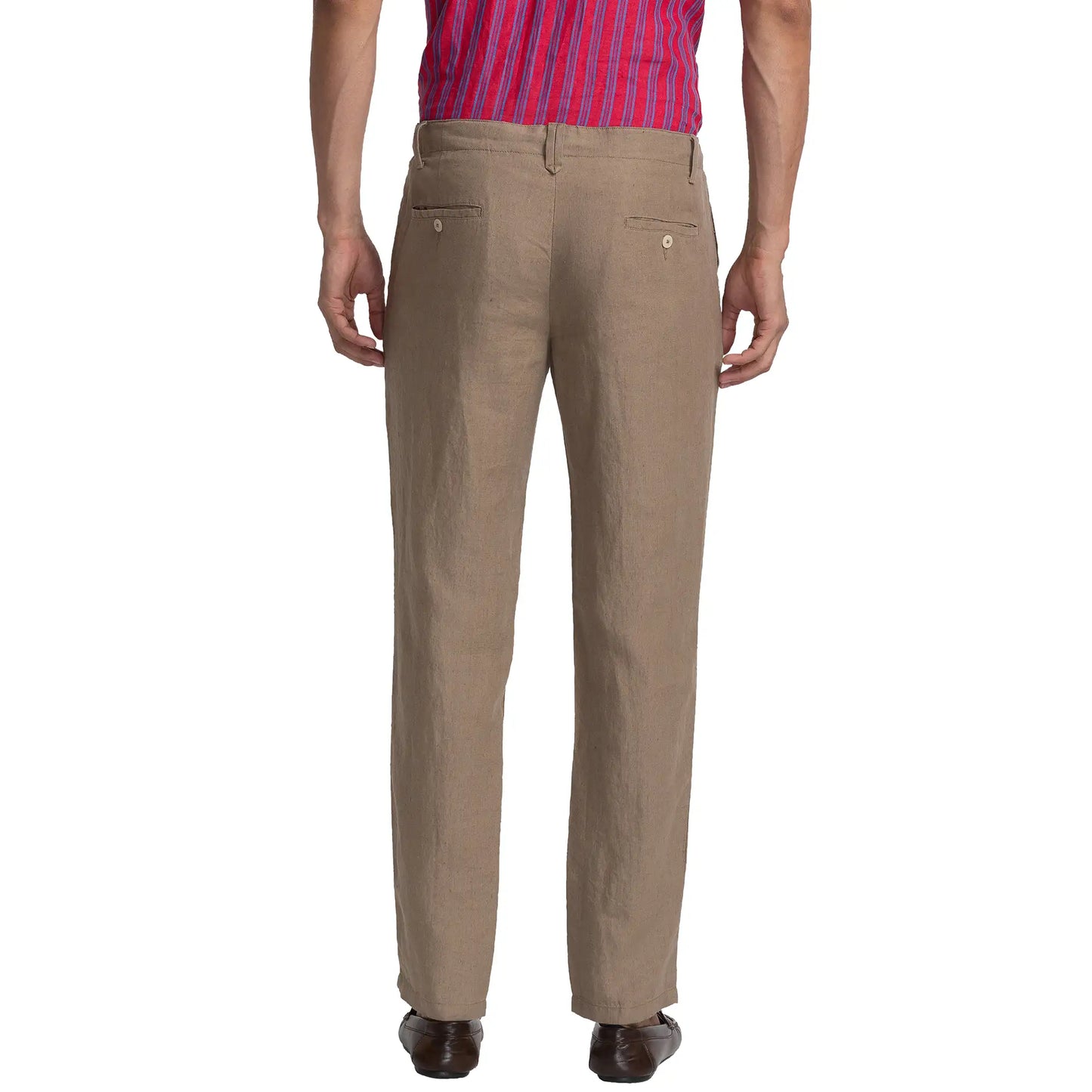 Men Slim Fit Blue Chinos