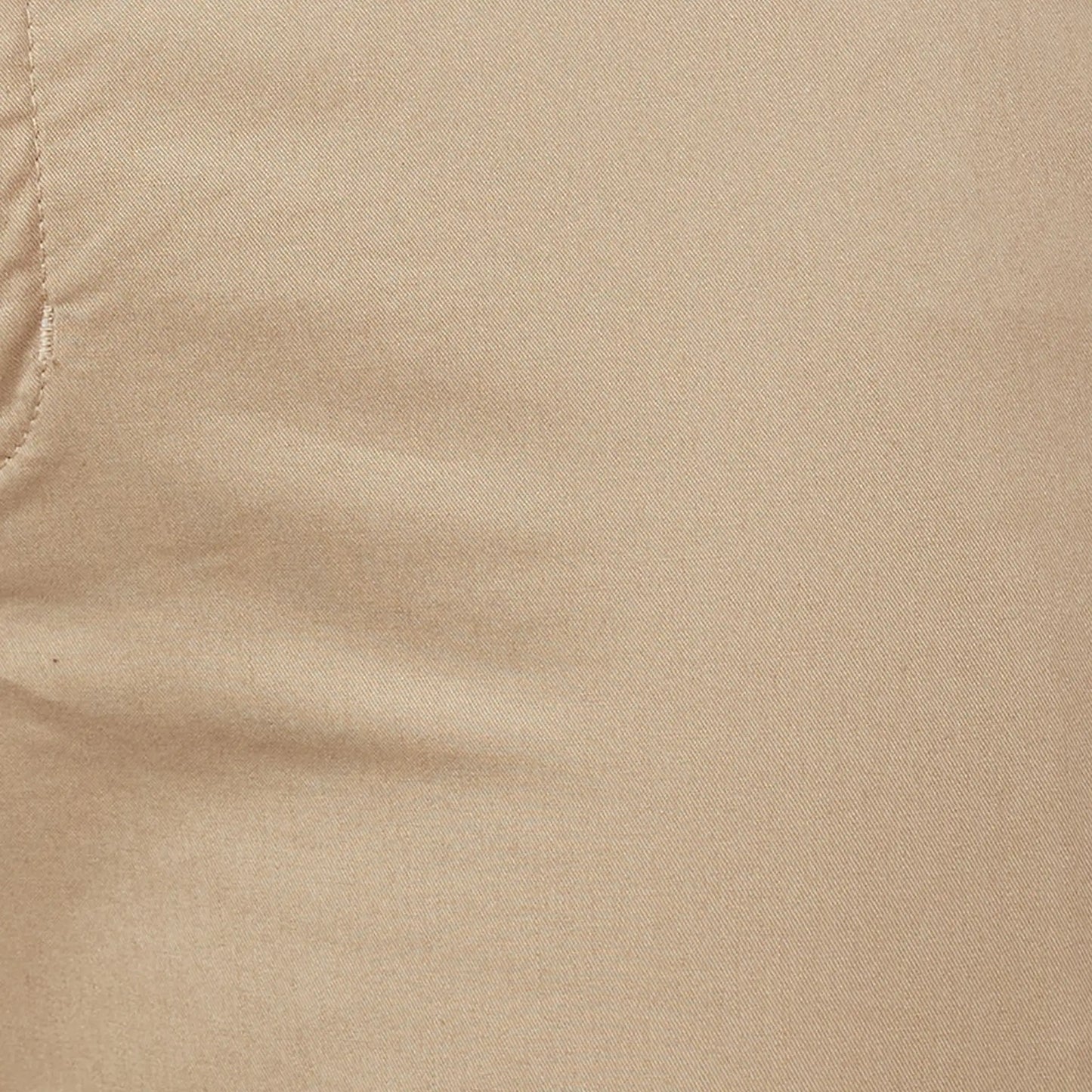Men Brown Contemporary Fit Solid Cotton Blend Trouser