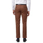 Men Petrol Slim Fit Solid Cotton Blend Trouser