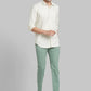 Men Slim Fit Blue Trouser