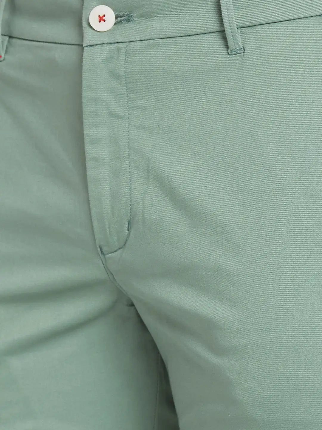 Men Slim Fit Blue Trouser