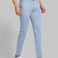 Men Slim Fit Blue Trouser