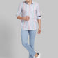 Men Slim Fit Blue Trouser