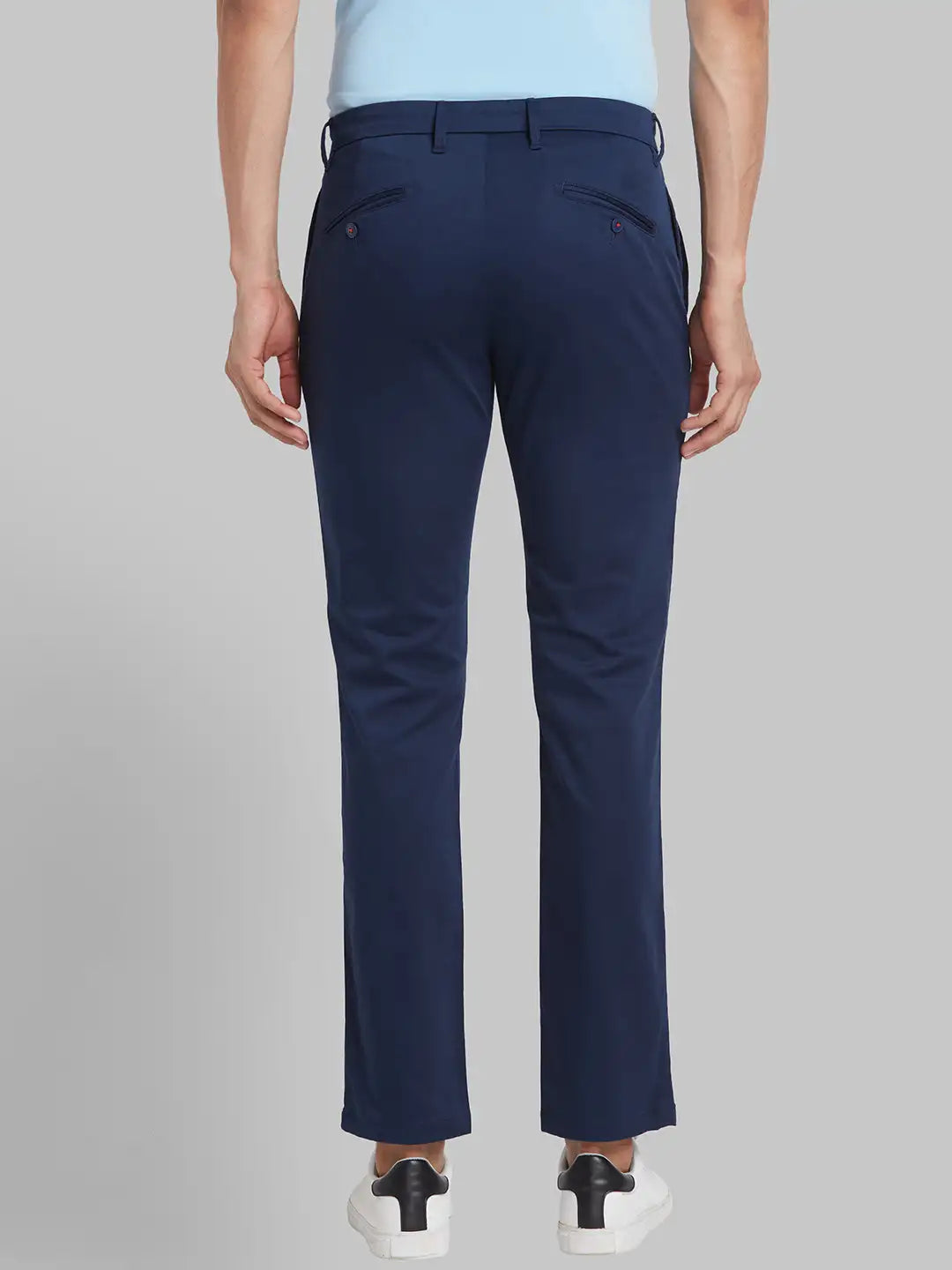 Men Slim Fit Fawn Trouser