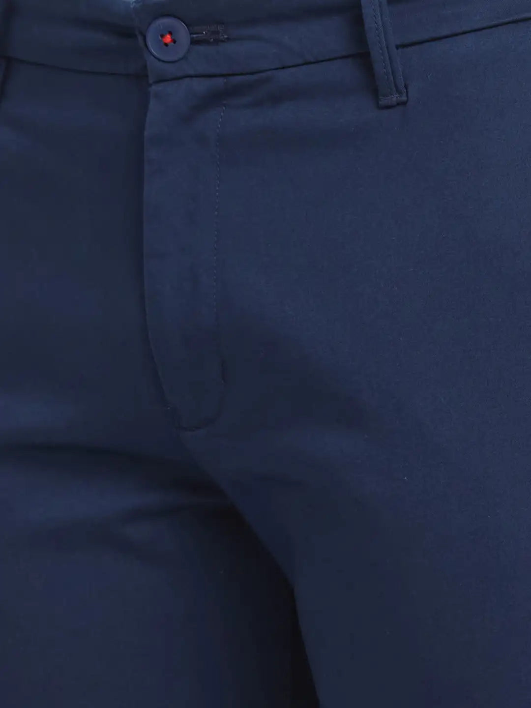 Men Slim Fit Fawn Trouser