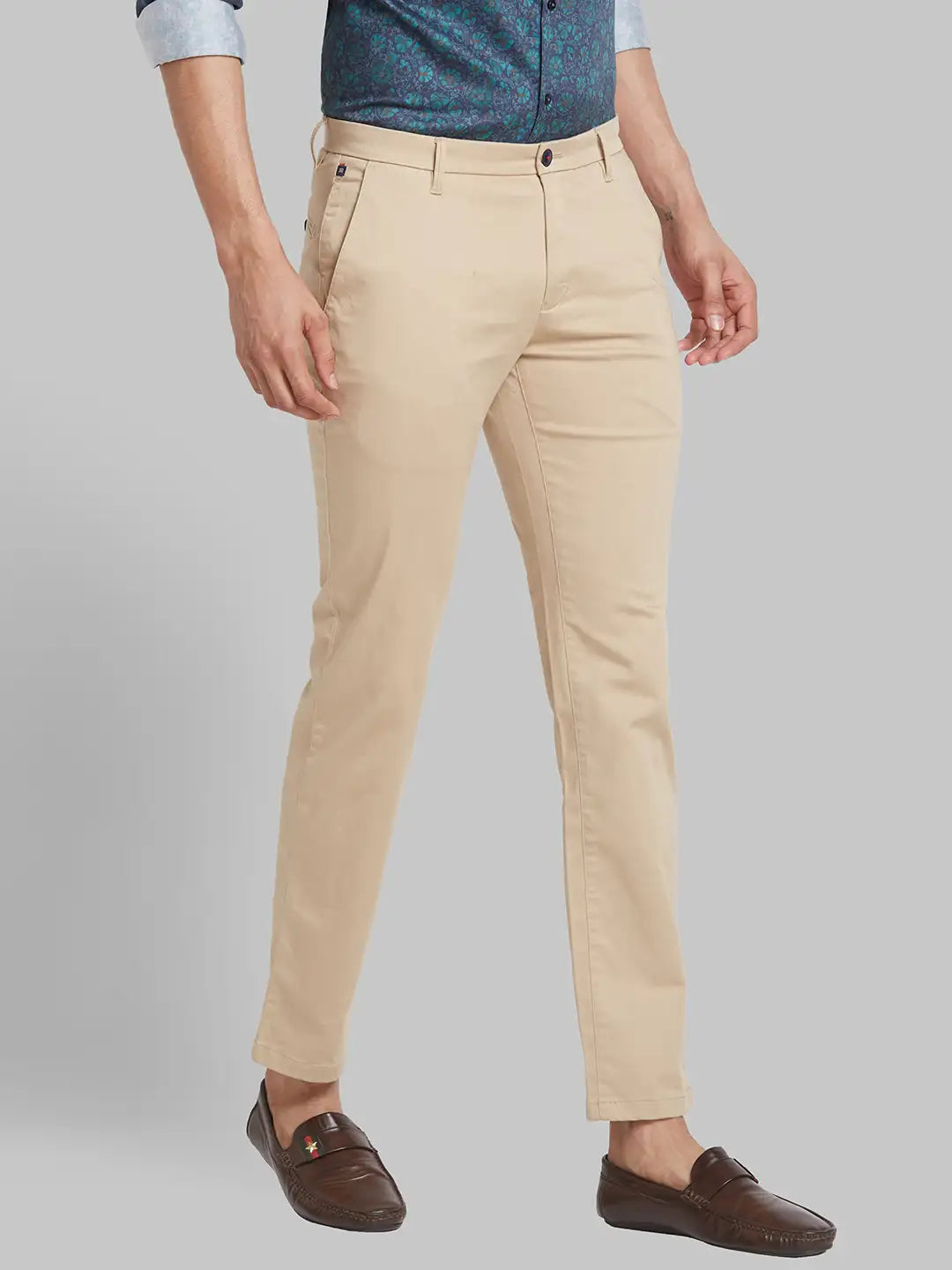 Men Slim Fit Black Trouser