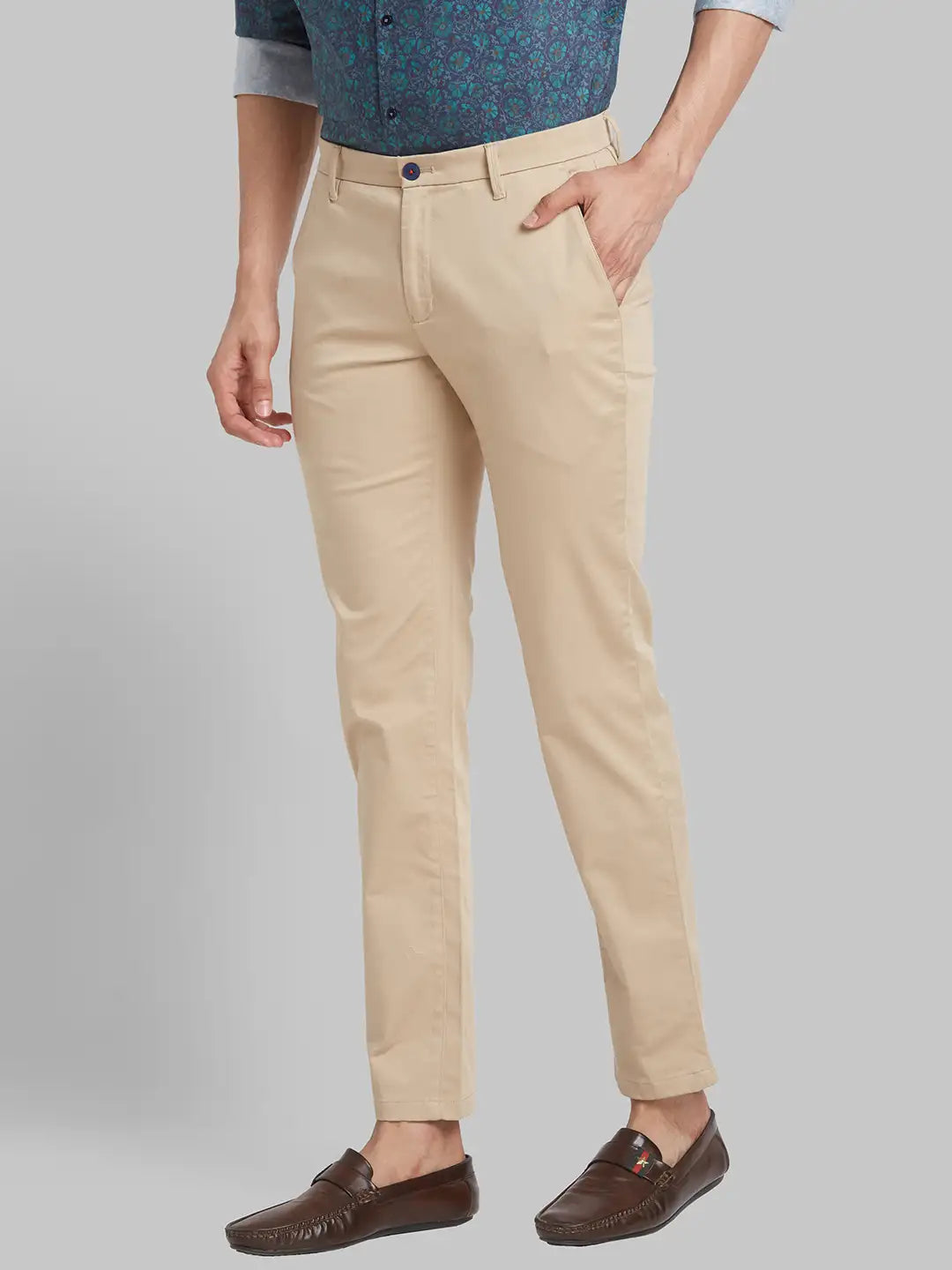 Men Slim Fit Black Trouser