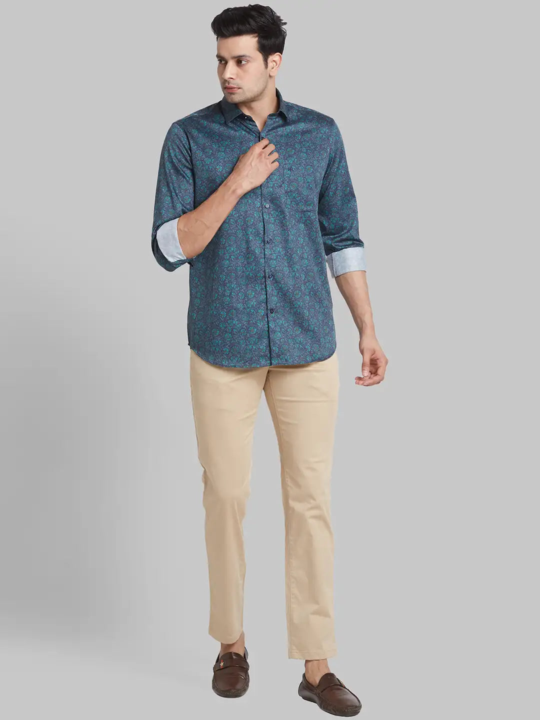 Men Slim Fit Black Trouser