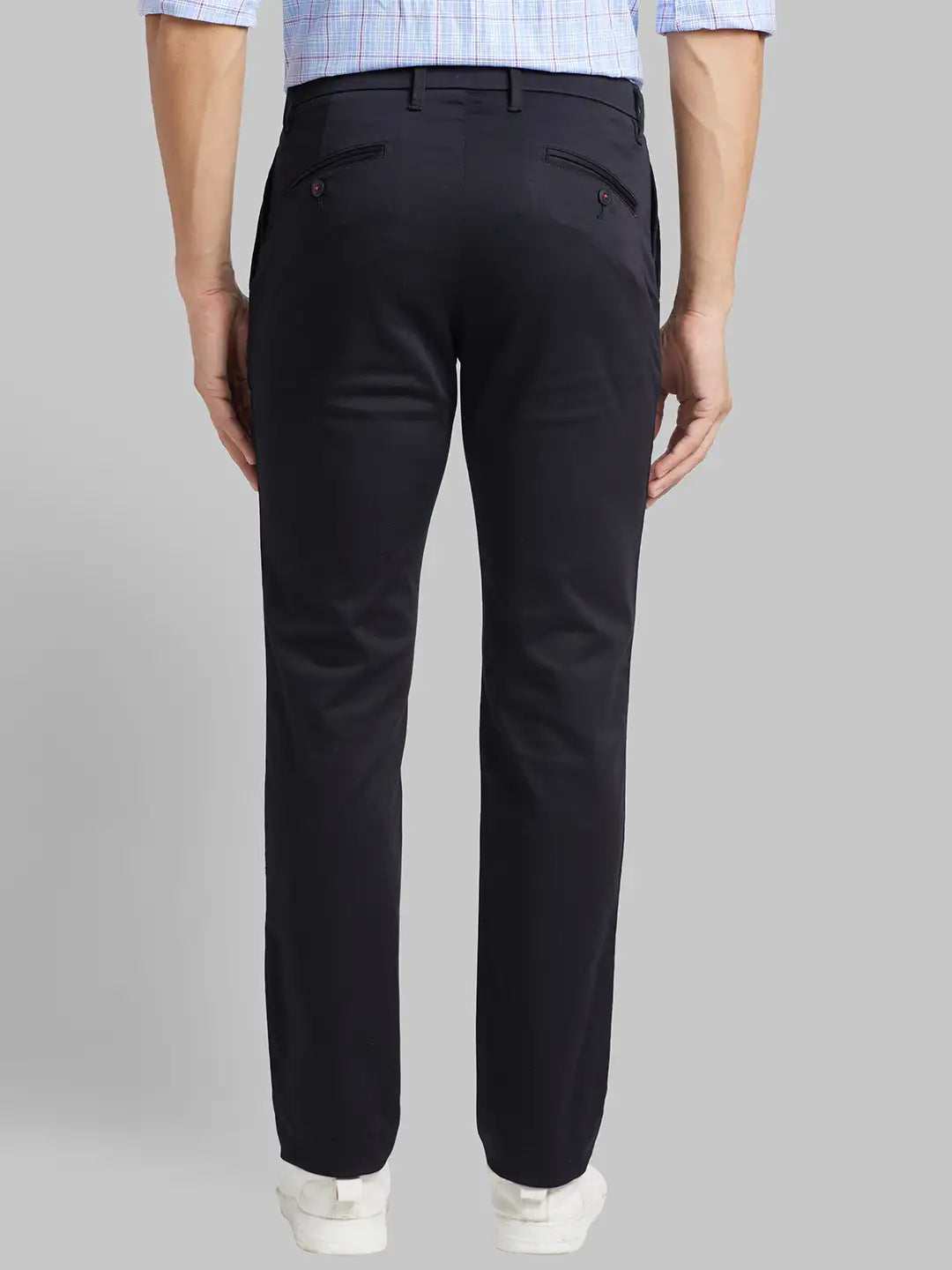 Men Slim Fit Green Trouser