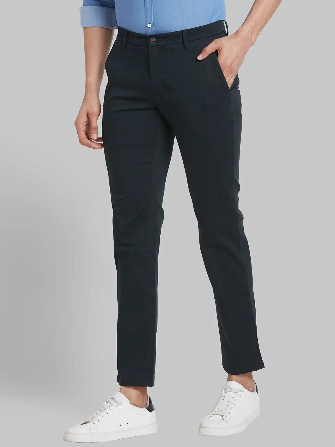 Men Slim Fit Blue Jeans