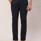 Raymond Men Grey Solid Slim Fit Cotton Blend Trouser