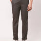 Raymond Men Khaki Solid Slim Fit Cotton Blend Trouser