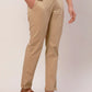 Raymond Men Black Solid Slim Fit Cotton Blend Trouser
