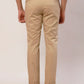 Raymond Men Black Solid Slim Fit Cotton Blend Trouser