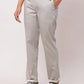 Raymond Men Green Print Slim Fit Cotton Blend Trouser