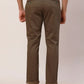 Raymond Men Green Solid Slim Fit Cotton Blend Trouser