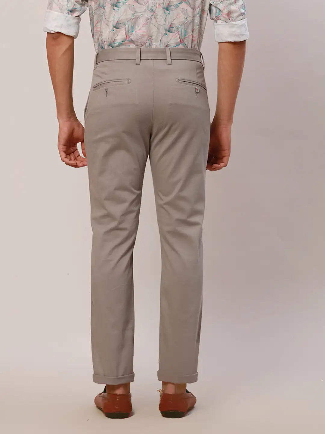 Raymond Men Blue Solid Slim Fit Cotton Blend Jeans