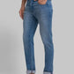 Men Slim Fit Blue Chinos